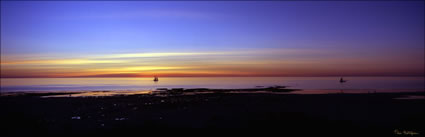 Cable Beach Sunset with Boats - WA (PB00 4466)