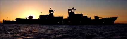 Ex HMAS Brisbane Silhouette - QLD