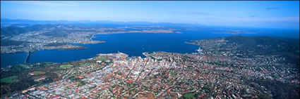 Hobart CBD Looking South - TAS (PB00 0753)