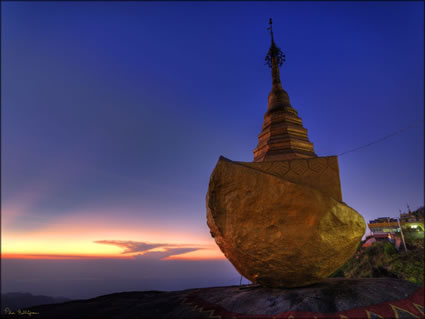 Kyaukthanban - Stone Boat Stupa SQ (PBH3 00 14576)