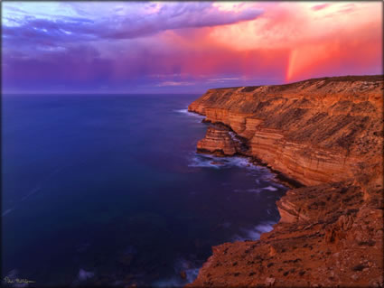 Rock Island Sunset - Kalbarri - WA (PBH3 00 5166)