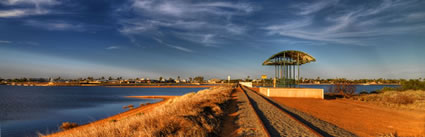 Tramway Bridge - Carnarvon - WA (PBH3 00 7577)