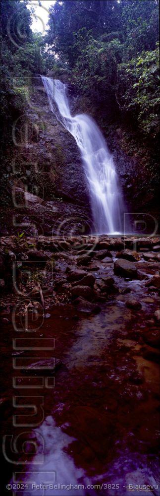 Peter Bellingham Photography Biausevu Waterfall Vertical - Fiji (PB00 4781)